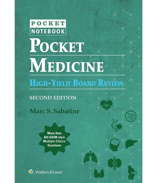 Pocket Medicine High Yield Board Review 2nd Edition, MARC SABATINE, 1975209818, B0C4R57GH4, 9781975209810, 9781975209834, 978-1975209810, 978-1975209834